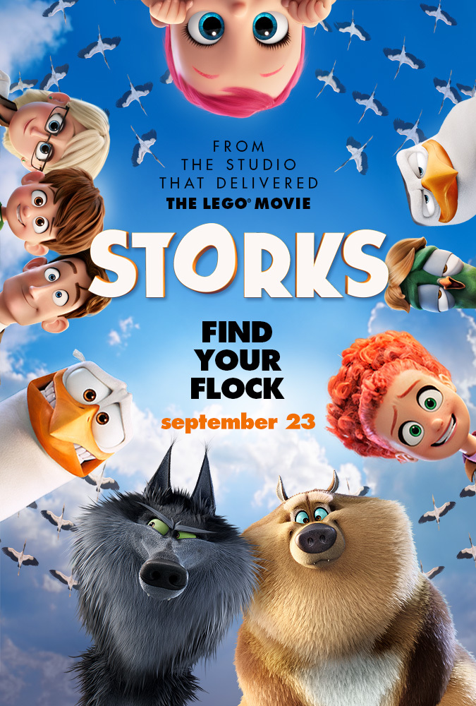 Storks: 2016 Movie Poster