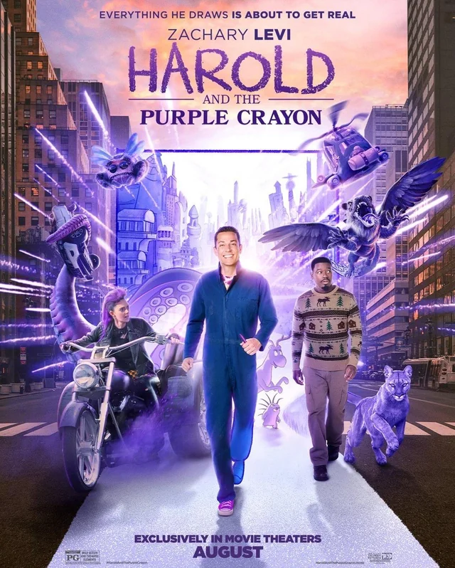 Harold and The Purple Crayon: 2024 Movie Poster